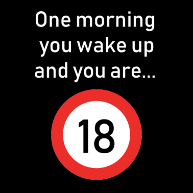 Zoom image 18th birthday, present, idé, ordstäv, engelska