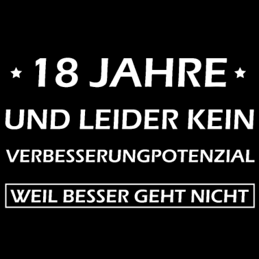 Zoom image 18. Geburtstag Geschenk - 18 Jahre alt - 18ter