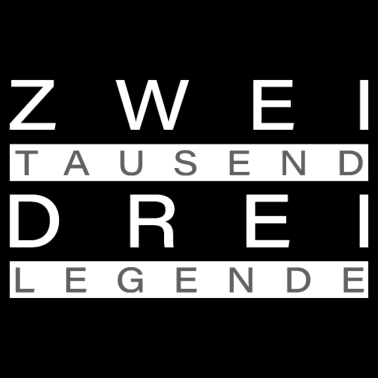 Zoom image Zwei Tausend Drei Legende 18. Geburtstag Geschenk