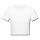 thumbnail Crop T-Shirt Vorne Weiß