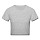 thumbnail Crop T-Shirt Vorne Grau meliert