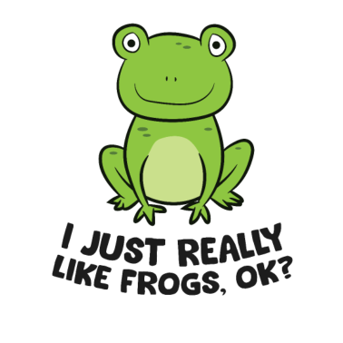 Zoom image Po prostu naprawdę lubię żaby Ok? Słodkie żaby