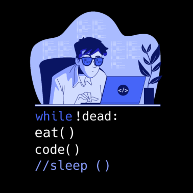 Zoom image Eat Sleep Code Programowanie komputerowe