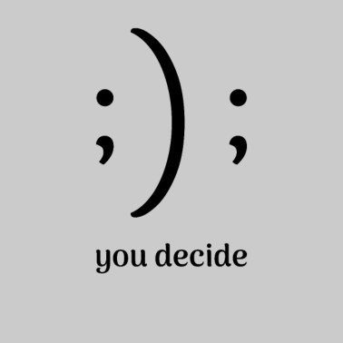 Zoom image śmieszne "decydujesz" projekt z mrugającym okiem