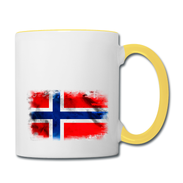 18-årsdag  - Bakgrunn med Norges flagg