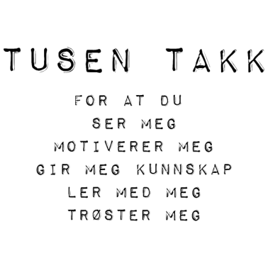Zoom image Tusen takk