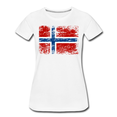 18-årsdag  - Norsk flagg i vintage stil