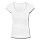 thumbnail Frauen T-Shirt mit U-Ausschnitt Vorne Weiß