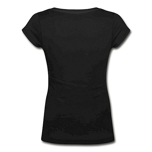 Women's Scoop Neck T-Shirt Hinten black