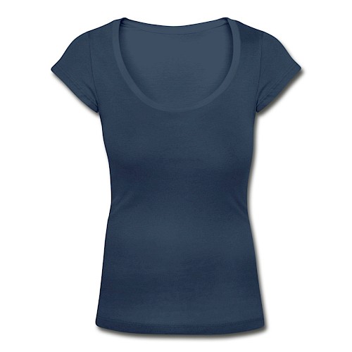 Women's Scoop Neck T-Shirt Vorne navy