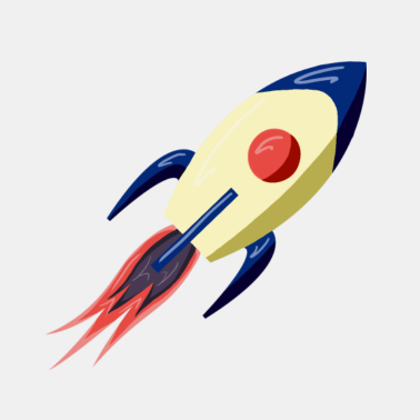 Zoom image Retro rocket spaceship universe universe gift