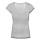 thumbnail Frauen T-Shirt mit U-Ausschnitt Vorne Grau meliert