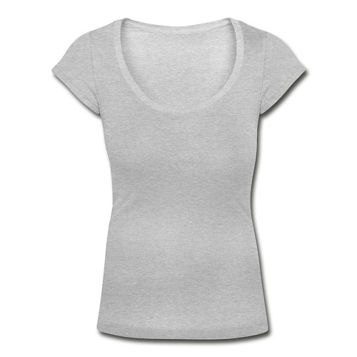 Women's Scoop Neck T-Shirt Vorne heather grey