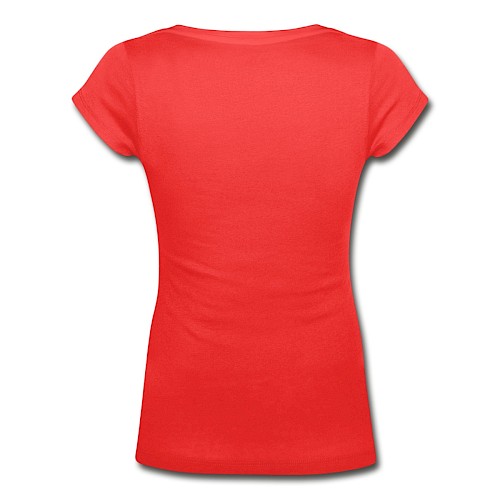 Women's Scoop Neck T-Shirt Hinten coral