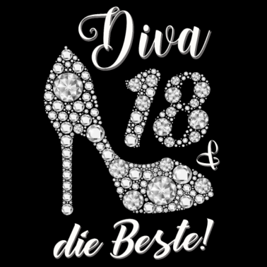 Zoom image Diva den bästa vängåvan 18th birthday