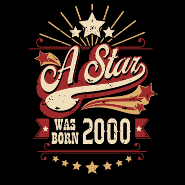 Zoom image En stjärna föddes 2000 - 18th Birthday Shirt.png