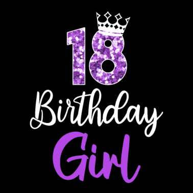 Zoom image 18 years Girl 18 Birthday Girl 18th Birthday