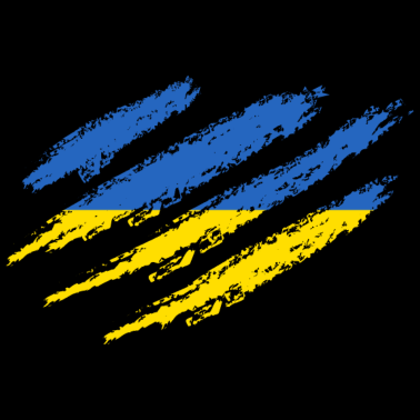 Zoom image Ukraine flag scratchUkrainian flag kløer