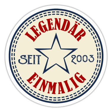 18. Geburtstag  - 18 Jahre Geburtstag Legendär Seit 2003 - Geschenk