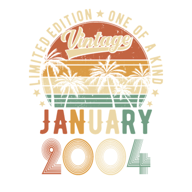 Zoom image Januar 2004 Vintage Retro Geburtstag Geschenk