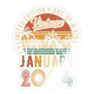 18. Geburtstag  - Januar 2004 Vintage Retro Geburtstag Geschenk