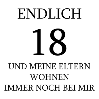 Zoom image 18. Geburtstag