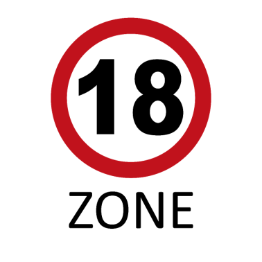 Zoom image 18 Zone - 18 Geburtstag Geschenk - Verkehrsschild