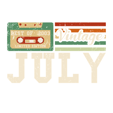 Zoom image 18. Geburtstag Juli Jahrgang 2003 Geschenkidee