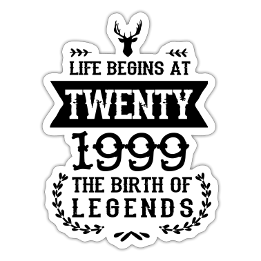 18e anniversaire  - 18. Geburtstag - 1999 - 18th Birthday - Vintage