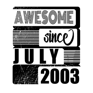 Zoom image 18. Geburtstag Awesome seit Juli 2003 B Day