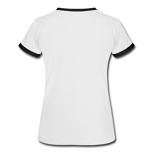 Women's Ringer T-Shirt Hinten white/black