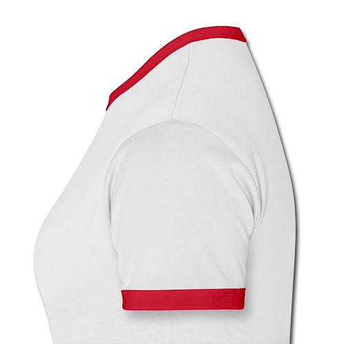 Women's Ringer T-Shirt Links white/red