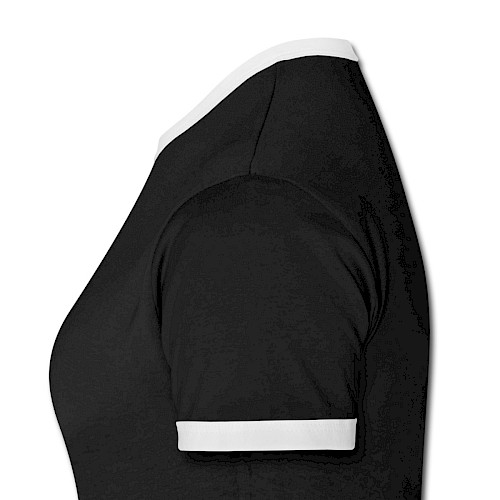Women's Ringer T-Shirt Links black/white