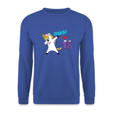 18-årsdag  - Unicorn enhörning 18th birthday girl