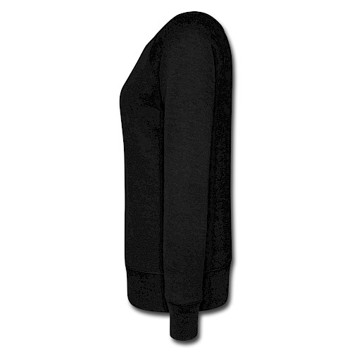 Frauen Pullover mit U-Boot-Ausschnitt von Bella Links Schwarz