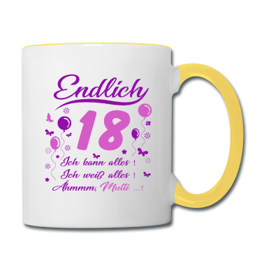 18. Geburtstag  - 18 Geburtstag Mädchen Geschenk lustig 18. Ehrentag