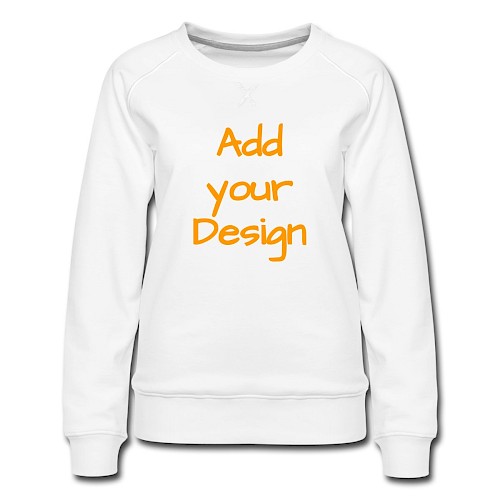 Frauen Premium Pullover Weiß