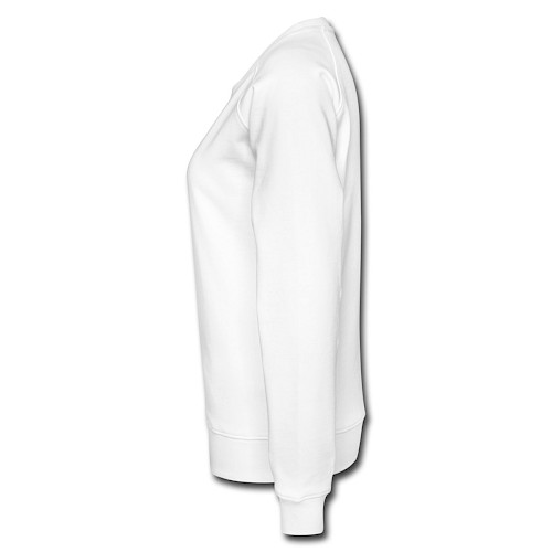 Frauen Premium Pullover Links Weiß