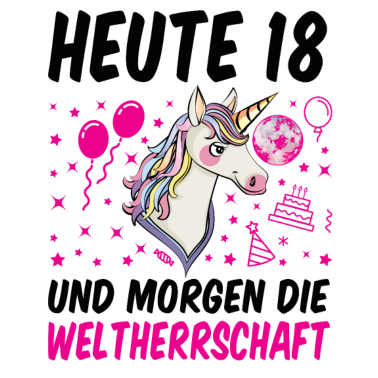 Zoom image 18 Geburtstag Mädchen Geschenk lustig 18. Ehrentag