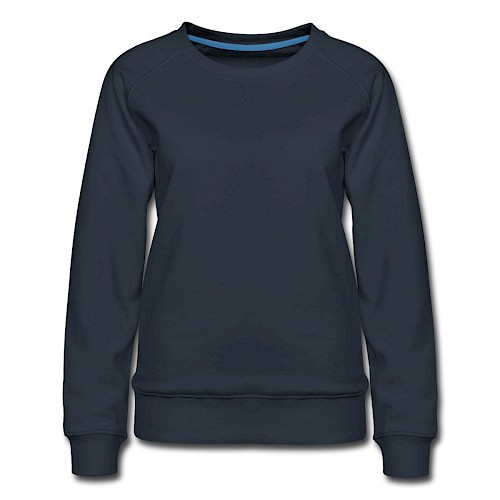 Women's Premium Sweatshirt Vorne navy
