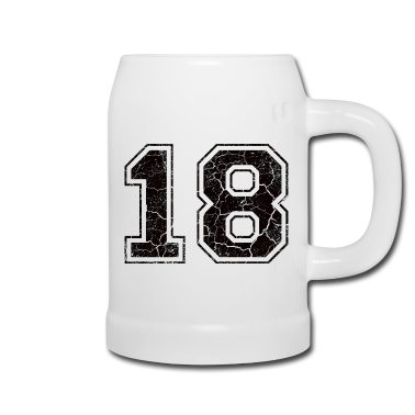 18e anniversaire  - Paie 18 in Used Look