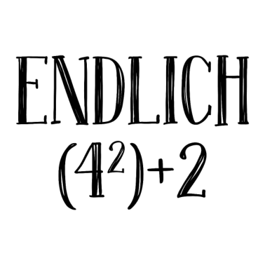 Zoom image Endlich (4²)+2 Geschenk 18 Jahre Geburtstag Party