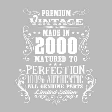 Zoom image 2000 18 Premium Jahrgang Geburtstag Geschenk EN