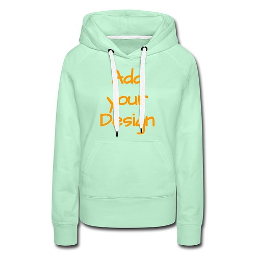 Frauen Premium Hoodie helles Mintgrün