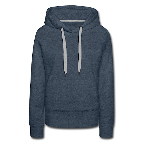 Women's Premium Hoodie Vorne heather denim