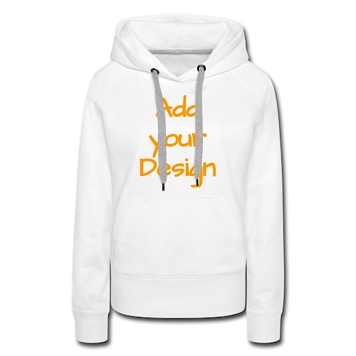 Women's Premium Hoodie white