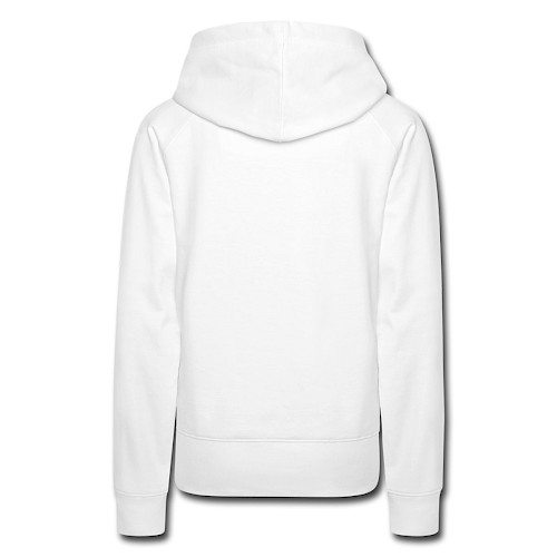 Women's Premium Hoodie Hinten white