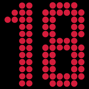 Zoom image 18 Points, Zahlen, Jahr, Geburtstag, Sport,