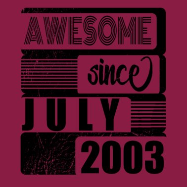 Zoom image 18. Geburtstag Awesome seit Juli 2003 B Day