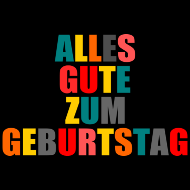 Zoom image Alles Gute Zum Geburtstag. HAPPY BIRTHDAY.